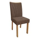 Conjunto Sala De Jantar 6 Lugares Retangular Tampo Vidro/mdf