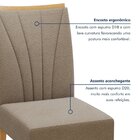 Conjunto Sala De Jantar 6 Lugares Retangular Tampo Vidro/mdf