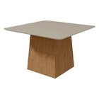 Conjunto Sala De Jantar 8 Lugares Quadrada Tampo Vidro/mdf Me