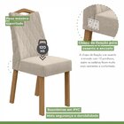 Conjunto Sala De Jantar 8 Lugares Quadrada Tampo Vidro/mdf Me