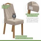 Conjunto Sala De Jantar 8 Lugares Quadrada Tampo Vidro/mdf Me