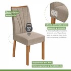 Conjunto Sala De Jantar 8 Lugares Quadrada Tampo Vidro/mdf Me