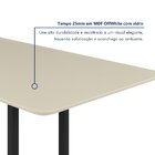 Conjunto Sala De Jantar 8 Lugares Retangular 200x90cm Tampo M