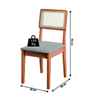 Conjunto Sala De Jantar Amsterdã New C/ Mesa Tampo Giratório