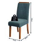 Conjunto Sala De Jantar Amsterdã New Mesa Com Tampo Giratório