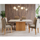 Conjunto Sala De Jantar Ana 180cm 6 Cadeiras Paola Cimol