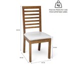 Conjunto Sala De Jantar Atena Mesa Extensível 178x78cm Tampo