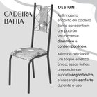Conjunto Sala De Jantar Bahia Mesa Tubo 120x75cm Tampo Pedra