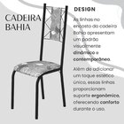 Conjunto Sala De Jantar Bahia Mesa Tubo 120x75cm Tampo Pedra
