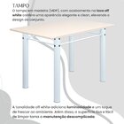 Conjunto Sala De Jantar Bahia Mesa Tubo 140x75cm Tampo Madeir