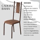Conjunto Sala De Jantar Bahia Mesa Tubo 3" 120x75 Tampo Pedra
