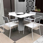 Conjunto Sala De Jantar Bt01 Branca Base De Mesa Base De Mesa