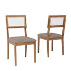 Conjunto Sala De Jantar Caju 180cm Com 6 Cadeiras Palmas Off