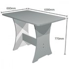 Conjunto Sala De Jantar Canto Alemão Estrelato E 2 Cadeiras V