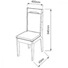 Conjunto Sala De Jantar Canto Alemão Estrelato E 2 Cadeiras V