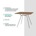 Conjunto Sala De Jantar Carraro Cairo Com Mesa E 4 Cadeiras