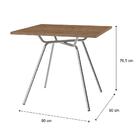 Conjunto Sala De Jantar Carraro Cairo Com Mesa E 4 Cadeiras