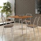 Conjunto Sala De Jantar Carraro Cairo Com Mesa E 4 Cadeiras