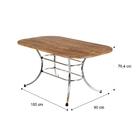 Conjunto Sala De Jantar Carraro Egeu Com Mesa E 6 Cadeiras