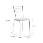 Conjunto Sala De Jantar Carraro Florença Com Mesa E 6 Cadeiras