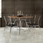 Conjunto Sala De Jantar Carraro Fortaleza Mesa E 4 Cadeiras