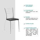 Conjunto Sala De Jantar Carraro Fortaleza Mesa E 4 Cadeiras