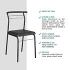 Conjunto Sala De Jantar Carraro Galway Com Mesa E 4 Cadeiras