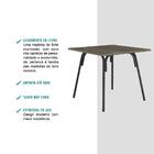 Conjunto Sala De Jantar Carraro Galway Com Mesa E 4 Cadeiras