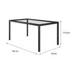 Conjunto Sala De Jantar Carraro Genebra Com Mesa E 6 Cadeiras