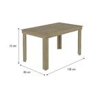 Conjunto Sala De Jantar Carraro Maua Mesa E 6 Cadeiras