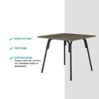 Conjunto Sala De Jantar Carraro Nantes Mesa E 4 Cadeiras