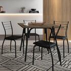 Conjunto Sala De Jantar Carraro Nantes Mesa E 4 Cadeiras
