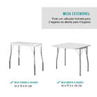 Conjunto Sala De Jantar Carraro Palermo Mesa E 2 Banquetas