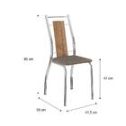 Conjunto Sala De Jantar Carraro Santorini Com Mesa E 6 Cadeir