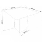 Conjunto Sala De Jantar Catani Com 2 Cadeiras Viero Móveis Pi