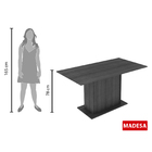 Conjunto Sala De Jantar Celeny Madesa Mesa Tampo De Madeira C
