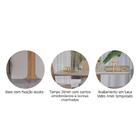 Conjunto Sala De Jantar Charlote 180x90 Tampo Mdf/vidro 6 Cad