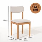 Conjunto Sala De Jantar Com 1 Mesa Tampo Laminado 160cm E 6 C