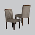 Conjunto Sala De Jantar Com 4 Cadeiras Jade Freijó/palha