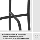 Conjunto Sala De Jantar Com 4 Cadeiras Lara Arabesco / Preto