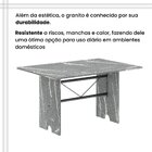 Conjunto Sala De Jantar Com 4 Cadeiras Lara Preto / Prata
