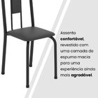 Conjunto Sala De Jantar Com 4 Cadeiras Lívia Preto