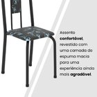 Conjunto Sala De Jantar Com 4 Cadeiras Lívia Preto