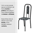 Conjunto Sala De Jantar Com 4 Cadeiras Lívia Preto