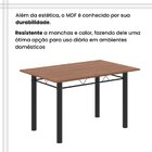 Conjunto Sala De Jantar Com 4 Cadeiras Lívia Preto