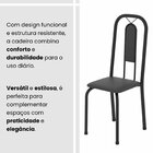 Conjunto Sala De Jantar Com 4 Cadeiras Lívia Preto