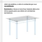 Conjunto Sala De Jantar Com 4 Cadeiras Lívia Preto / Branco