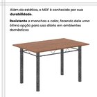 Conjunto Sala De Jantar Com 4 Cadeiras Lívia Preto / Prata