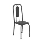 Conjunto Sala De Jantar Com 4 Cadeiras Lívia Preto / Prata