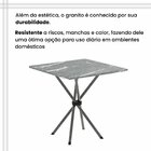 Conjunto Sala De Jantar Com 4 Cadeiras Lívia Preto / Prata